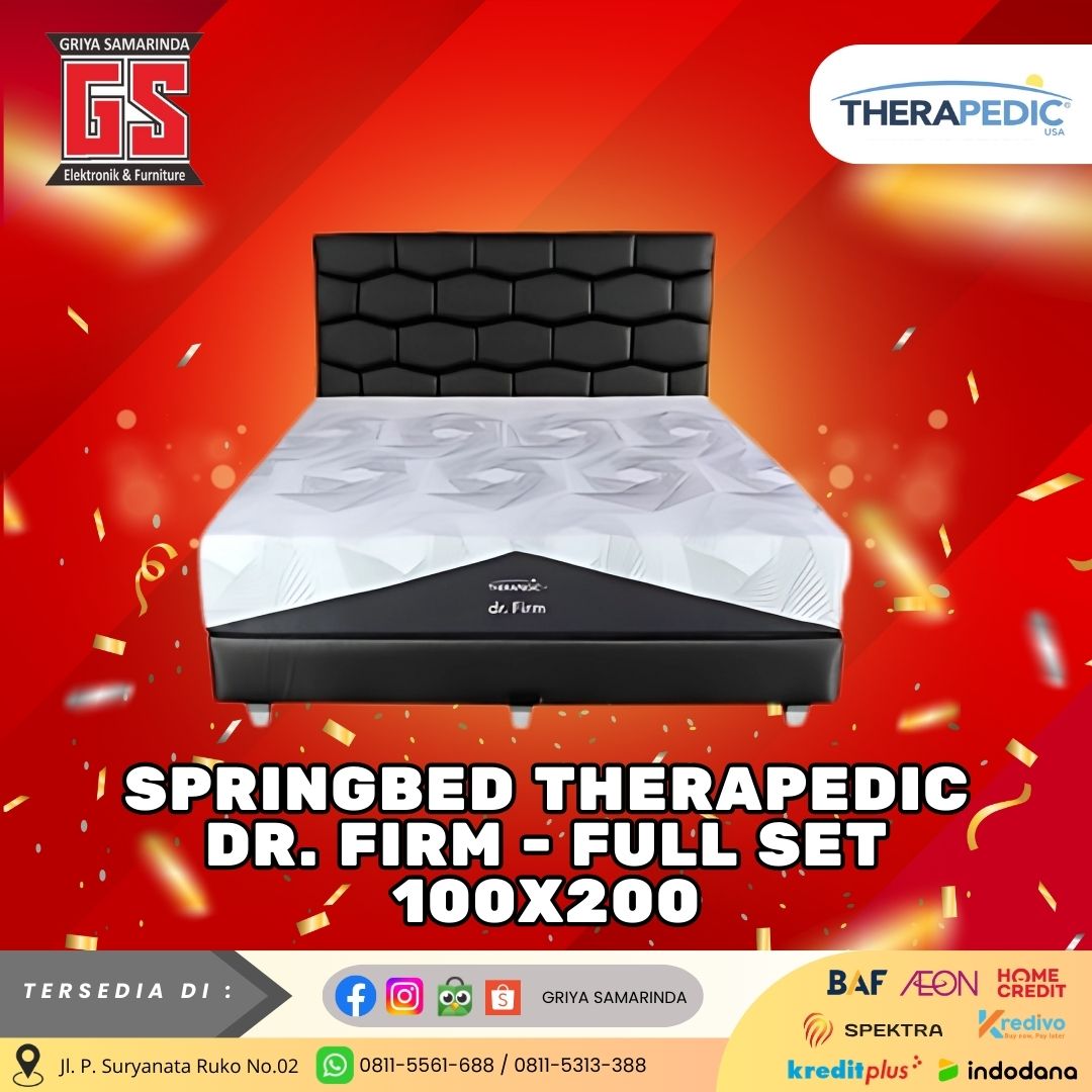 Springbed Therapedic Dr. Firm – Full Set 100×200